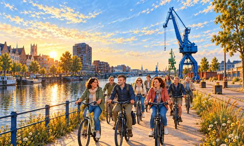 Fietstocht naar de Gentse haven – ontdek wat achter de stad schuilt