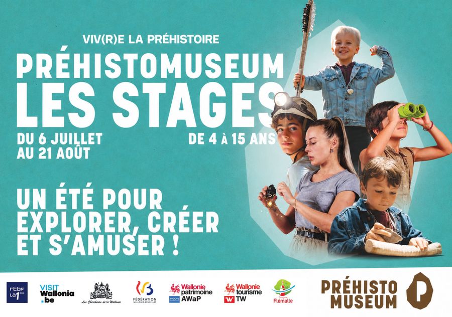 Les stages d'été au Préhistomuseum