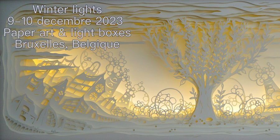 image - Winter lights- Paper art & light boxes