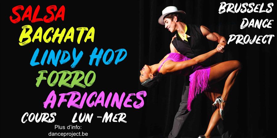 image - Salsa, Bachata, Lindy Hop, Forró, African Dance - Cours