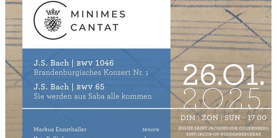 image - Concert de Bach - Minimes Cantat