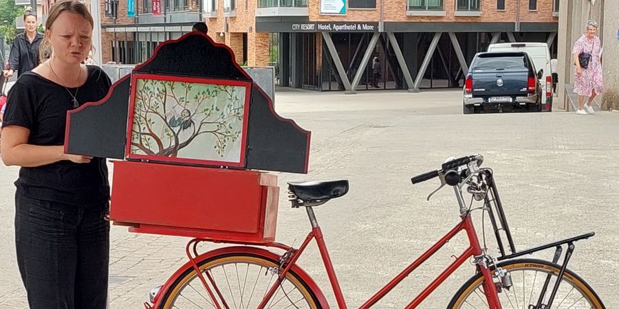 image - le vélo kamishibaï