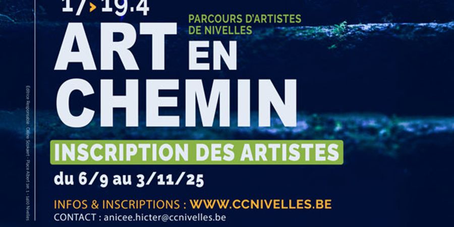 image - Art en chemin - Parcours d'artistes de Nivelles