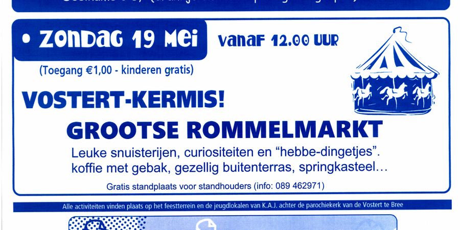 image - Pinksterfeesten Vostert-Bree