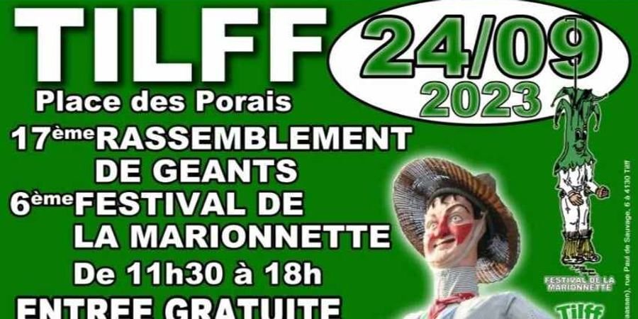 image - 17ème Rassemblement de Géants et 6ème Festival de la Marionnette de Tilff