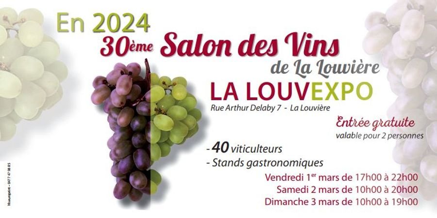 image - 30ème Salon des Vins de La Louvière