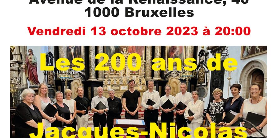 image - Concert 200 jaar Jaak-Nicolasas Lemmens - Brussel