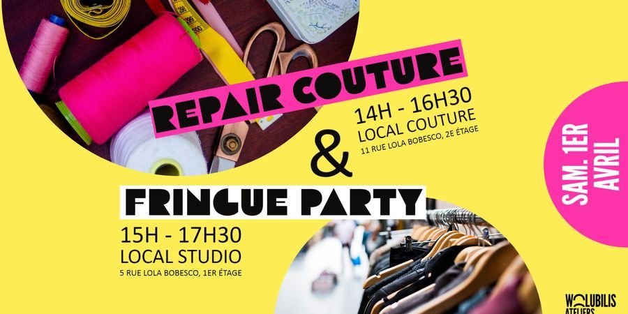image - Repair Couture & Fringue Party : une après-midi consacrée aux vêtements