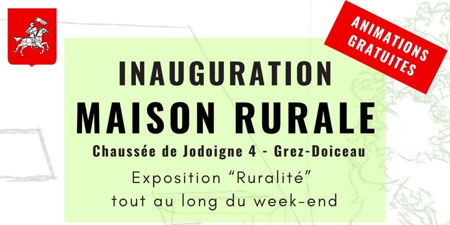 image - Inauguration de la maison rurale de Grez-Doiceau