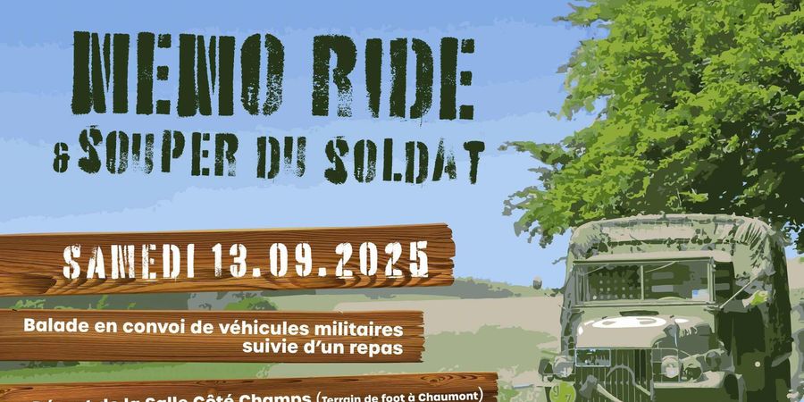 image - Memo ride & souper du soldat