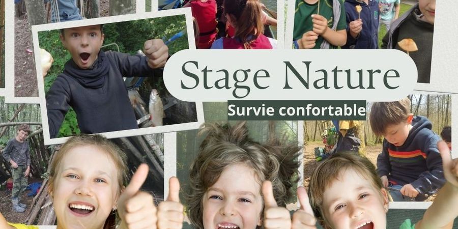 image - Stages nature - Survie confortable (8-12 ans)