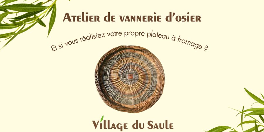 image - Atelier de vannerie : Plateau à fromage