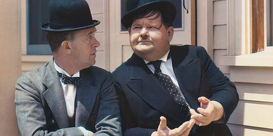 image - Laurel & Hardy - live pianobegeleiding door Hilde Nash