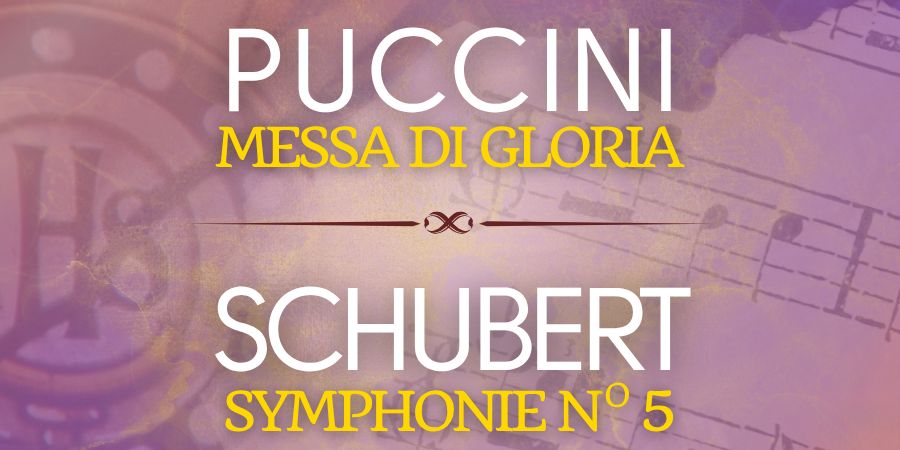 image - Puccini - Messa di Gloria & Schubert - Symphonie n°5 .