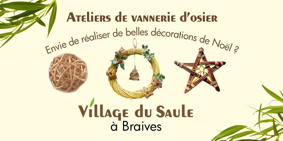 image - Atelier de Vannerie : Petites boules en osier