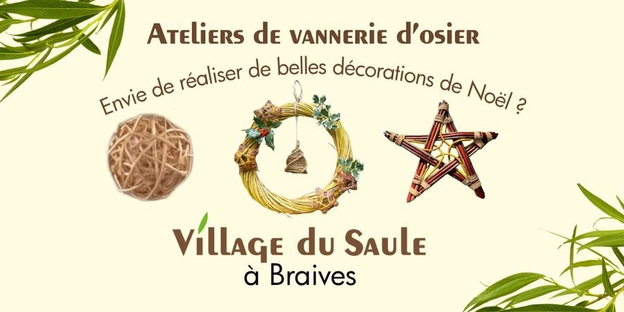 image - Atelier de Vannerie : Décorations de Noël