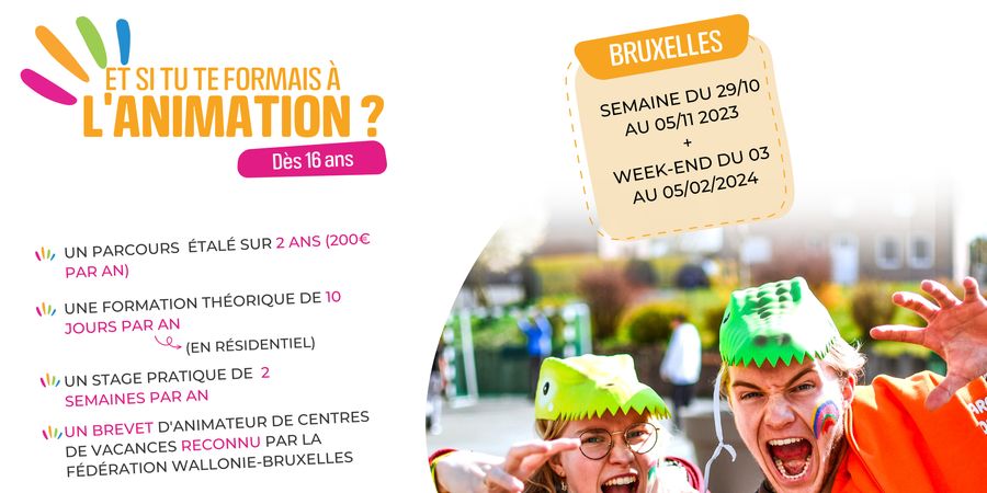 image - Formation à l'animation en centre de vacances