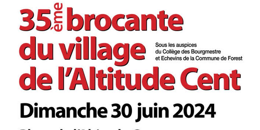 image - Brocante de l'Altitude Cent