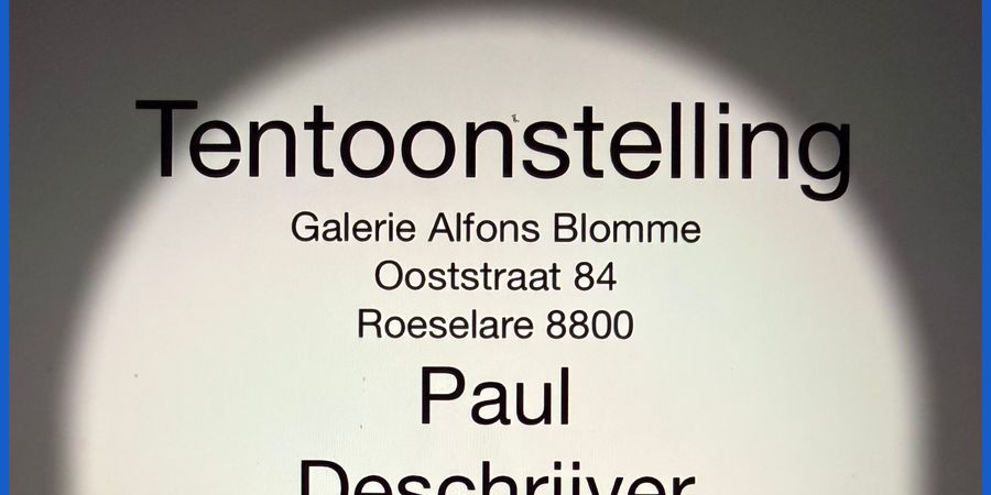 image - Tentoonstelling 