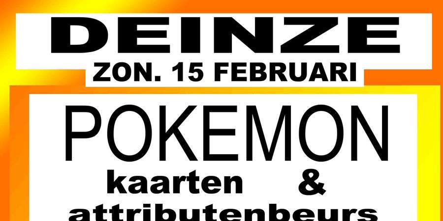 image - Pokémon kaarten Beurs te Deinze