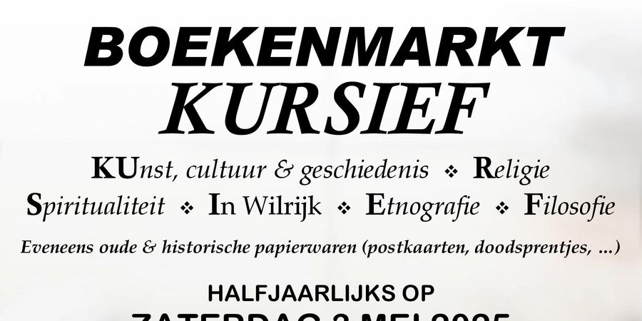 image - Boekenmarkt Kursief