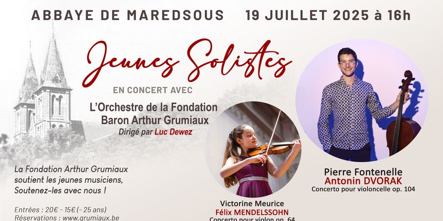 image - Jeunes Solistes en concert avec l'Orchestre de la Fondation Grumiaux