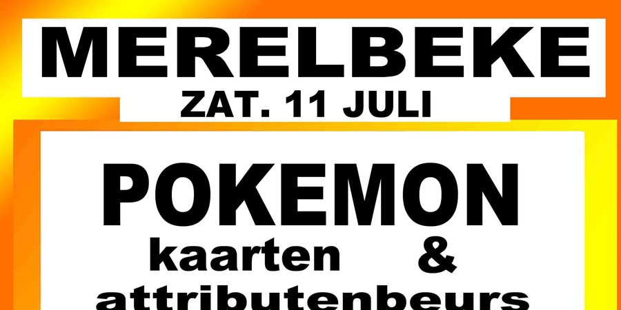 image - Pokémonkaartenbeurs te Merelbeke