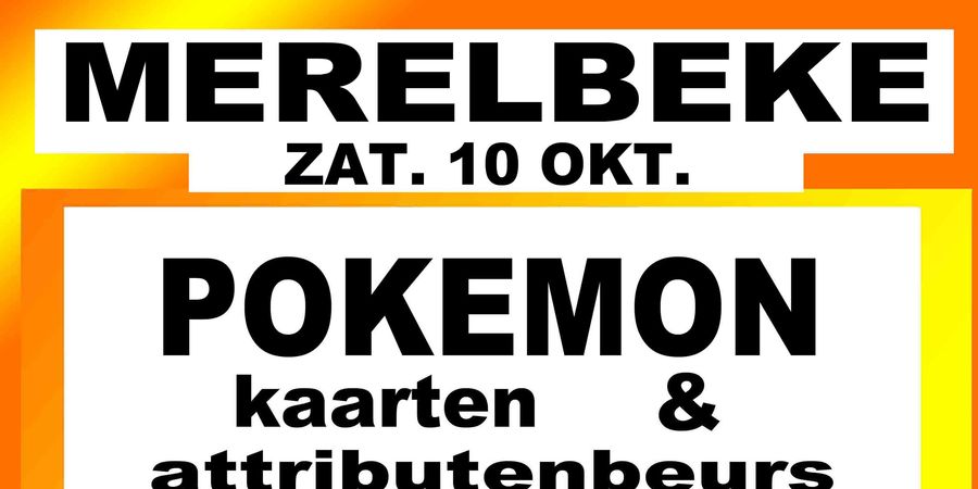 image - Pokémon kaarten beurs te Merelbeke