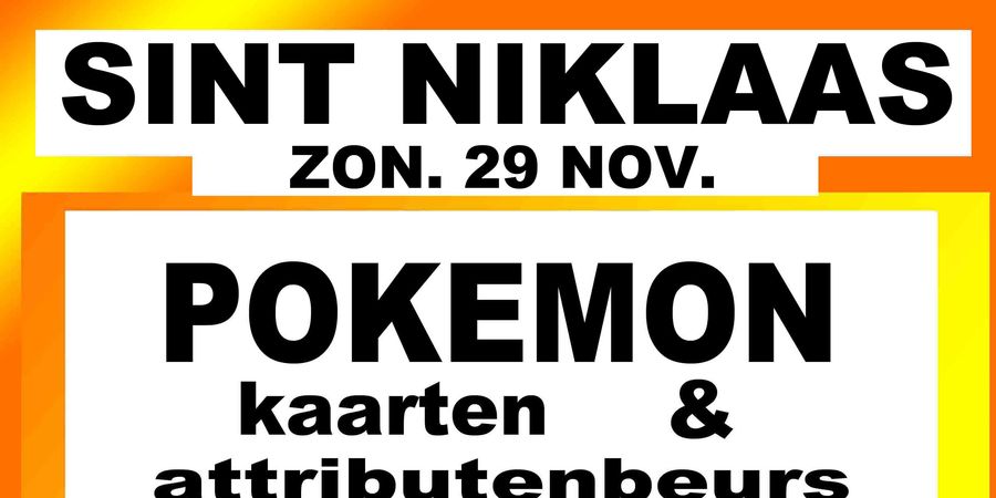 image - Pokémon Kaarten Beurs te Sint-Niklaas