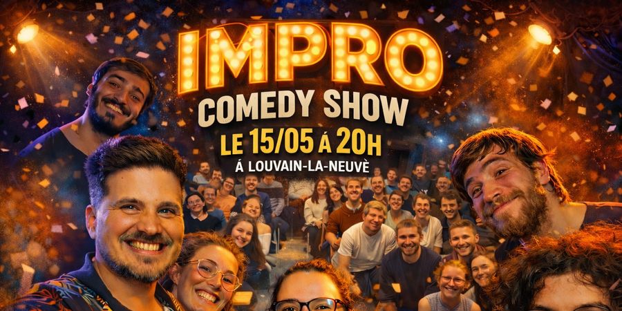 image - Impro Comedy Show | Spectacles d’impro comique en Belgique