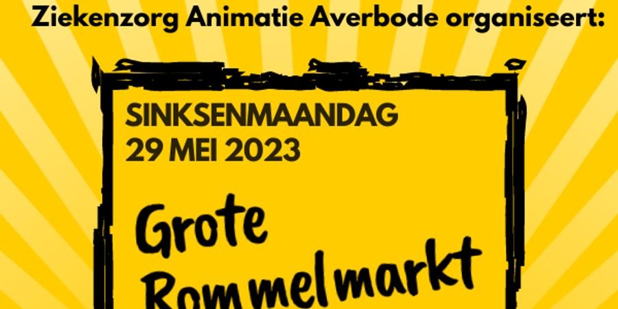 image - Averbode sinksen rommelmarkt 23/5/2022