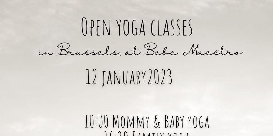 image - OPEN YOGA DAY at Bebe Maestro