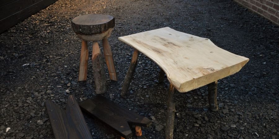 image - Atelier petit banc, tabouret artisanal en bois