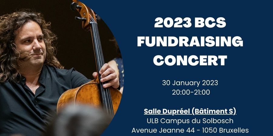 image - Concert de la collecte de fonds de la Belgium Cello Society!