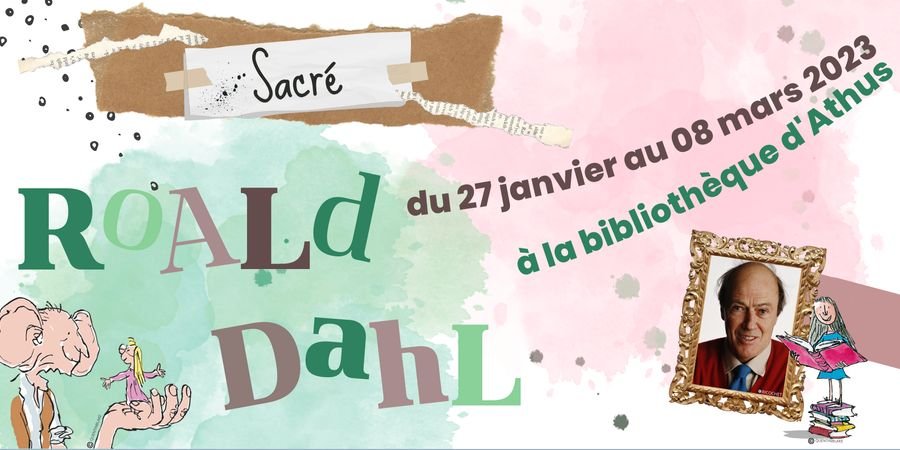 image - Expo à la bibliothèque d'Athus | Sacré Roald Dahl !