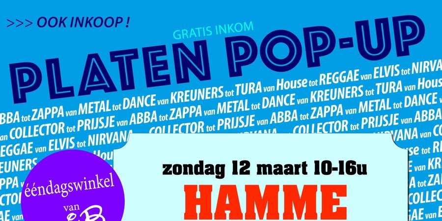 image - Platen & cd pop-up Hamme