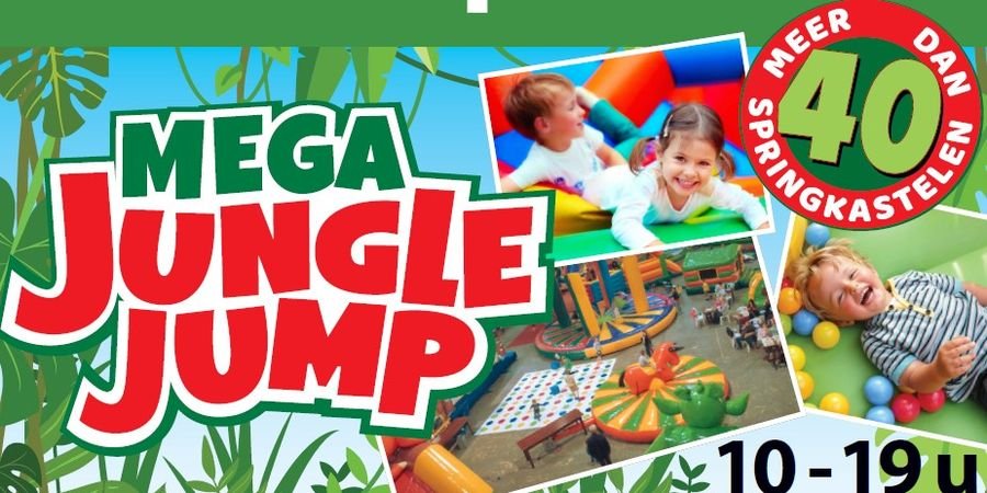 image - Mega Jungle Jump Event met meer dan 4.000 m² springplezier!
