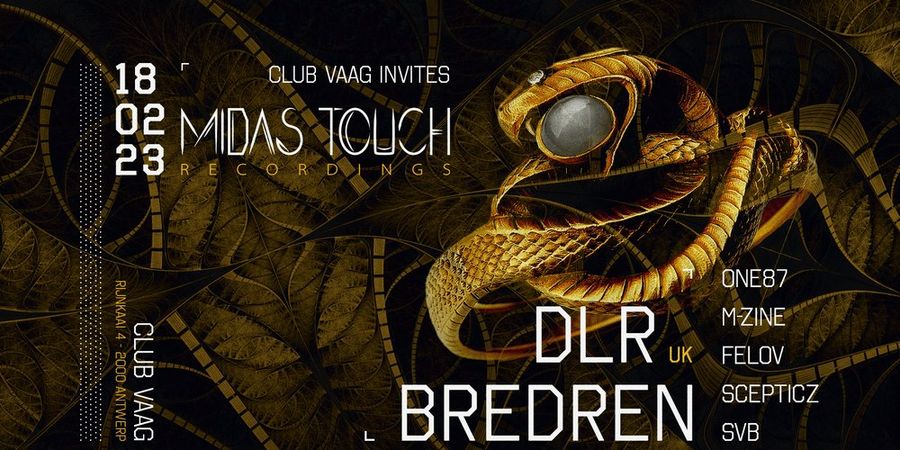 image - Club Vaag invites MIDAS TOUCH RECORDINGS w/ DLR & BREDREN