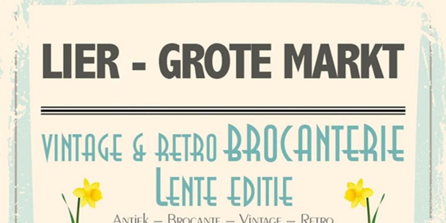 image - Vintage & Retro Brocanterie (Lente editie) - Lier
