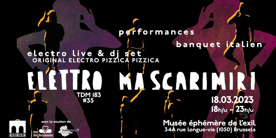 image - Elettro Mascarimirì - soirée électro pizzica 