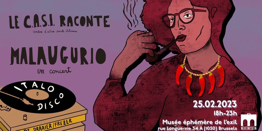 image - Senza ritorno : concert Malaugurio / Italo-Disco / le CASI se raconte 