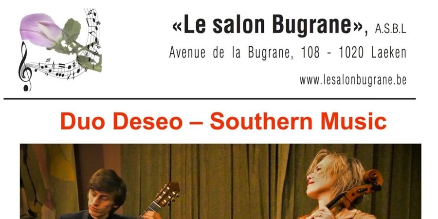 image - Duo Deseo – Musiques du Sud – Guitare et Violoncelle