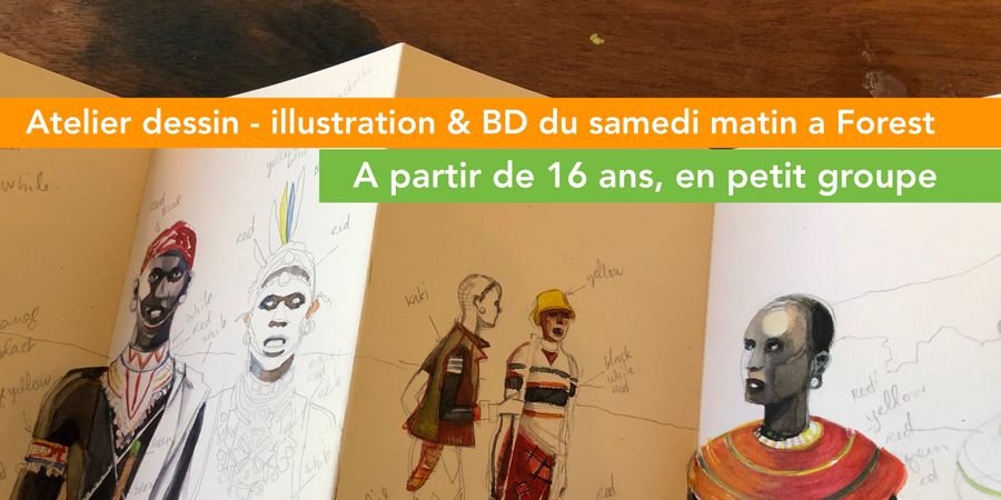 image - Atelier dessin, illustration & BD du samedi matin