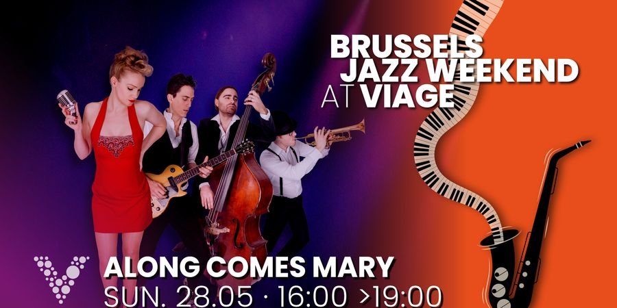 image - Brussels Jazz Weekend @ VIAGE >> Dimanche 28 mai