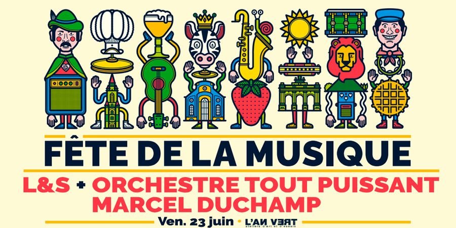 image - L&S + Orchestre tout puissant Marcel Duchamp — Fête de la Musique