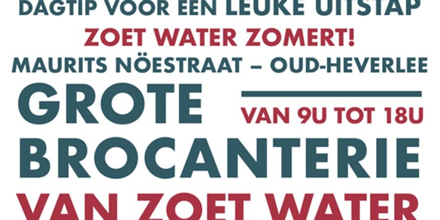 image - Grande Brocante de Zoet Water - Oud-Heverlee