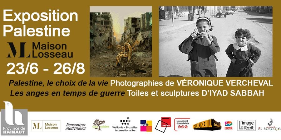 image - Exposition palestine – photographies de Véronique Vercheval, toiles et sculptures d’Iyad Sabbah