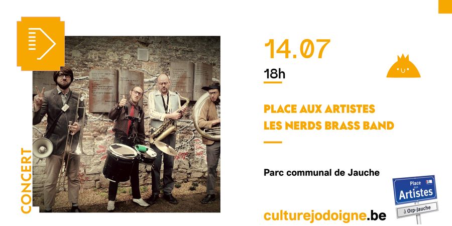 image - ! ANNULATION ! Place aux artistes - Les Nerds Brass Band