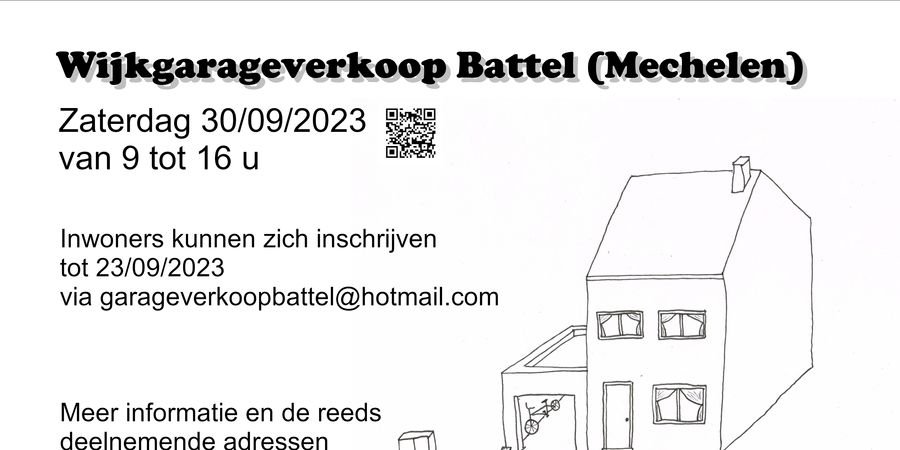 image - Wijkgarageverkoop Battel 30 September 2023