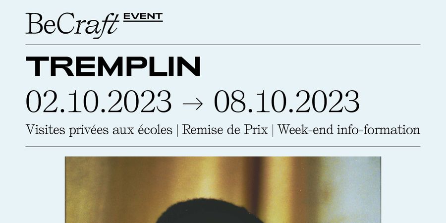 image - Concours TREMPLIN : Écoles d'art FWB - Promotion 2023